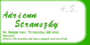 adrienn stranszky business card